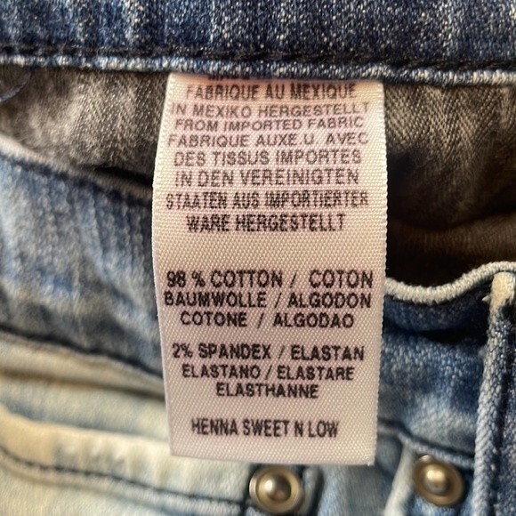 Lucky Brand Jeans Bleach Distressed Henna Sweet N Low Jeans, Size 6/28 - Picture 8 of 10